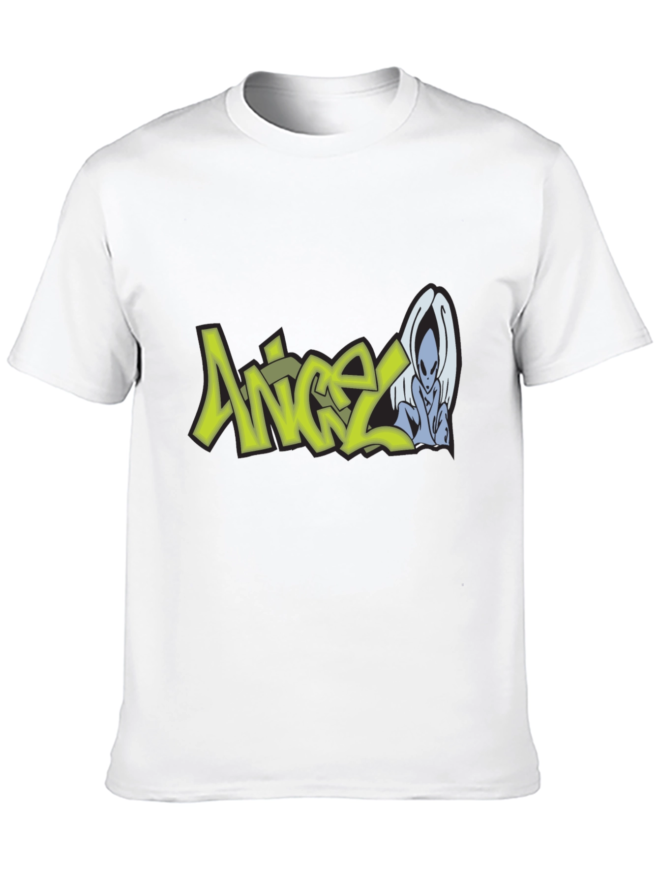 Angel Graphic Print T-Shirt - Urban Streetwear