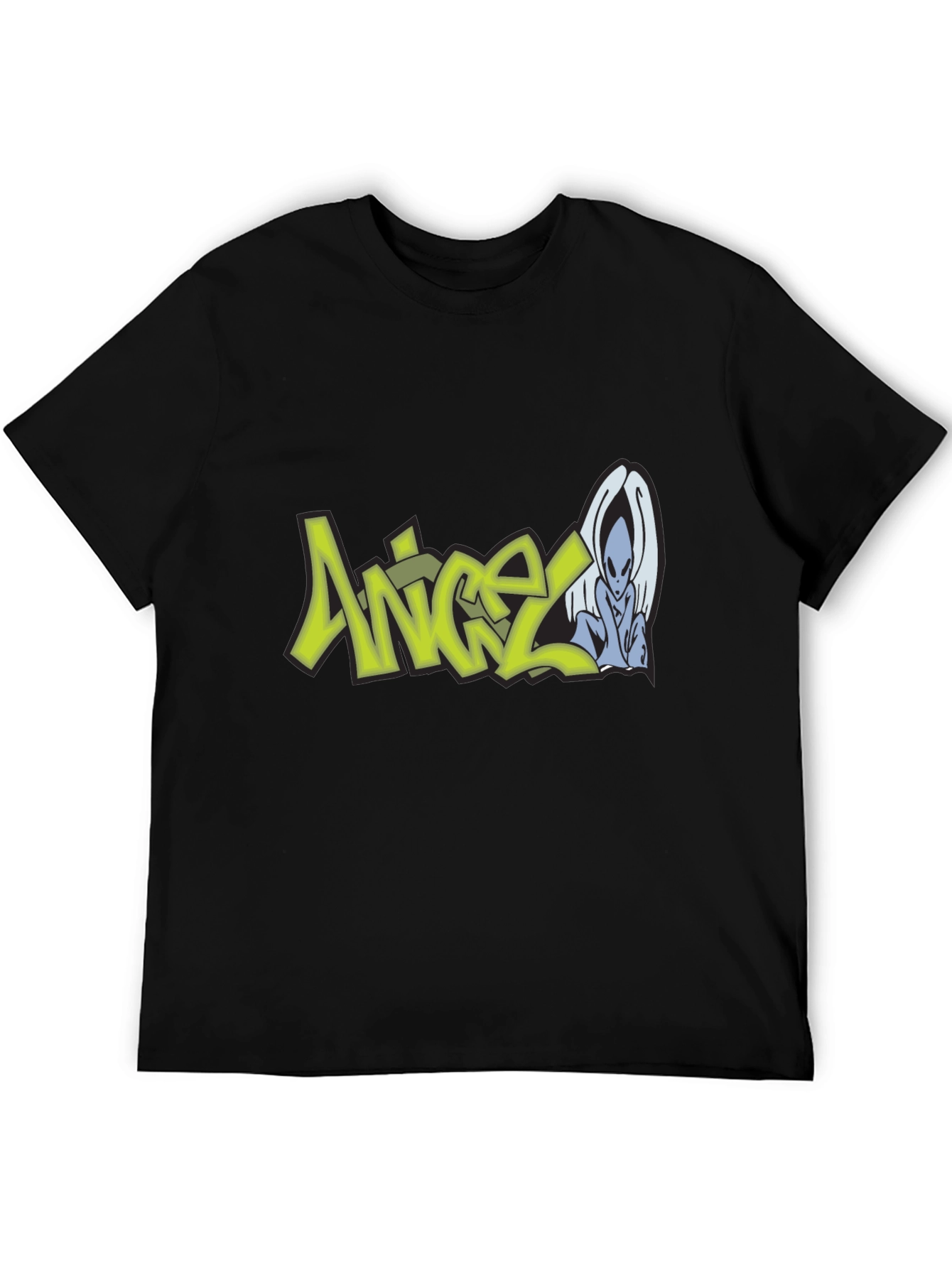 Angel Graphic Print T-Shirt - Urban Streetwear