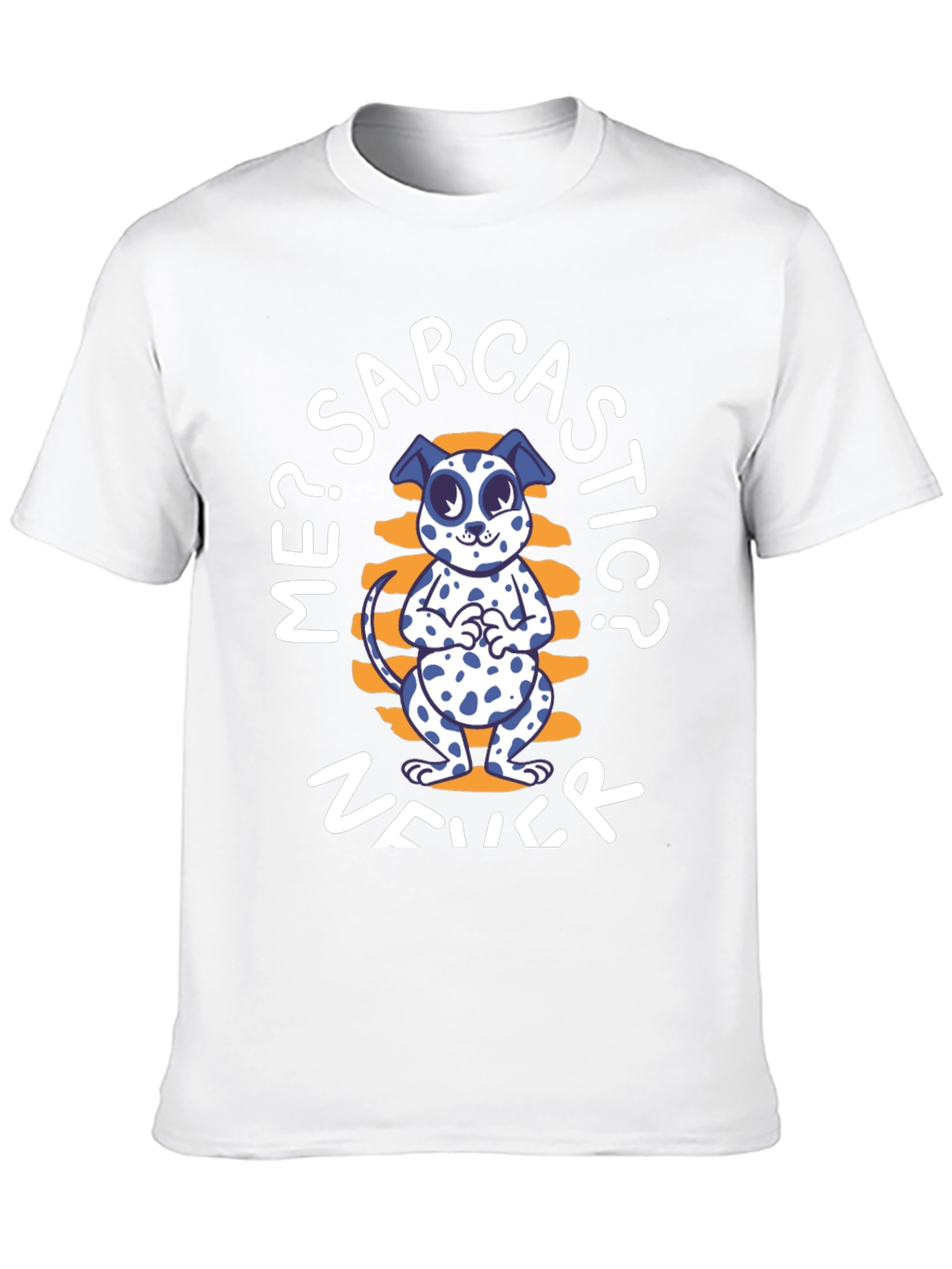 Sarcastic Dog Graphic T-Shirt - Unisex Black Tee