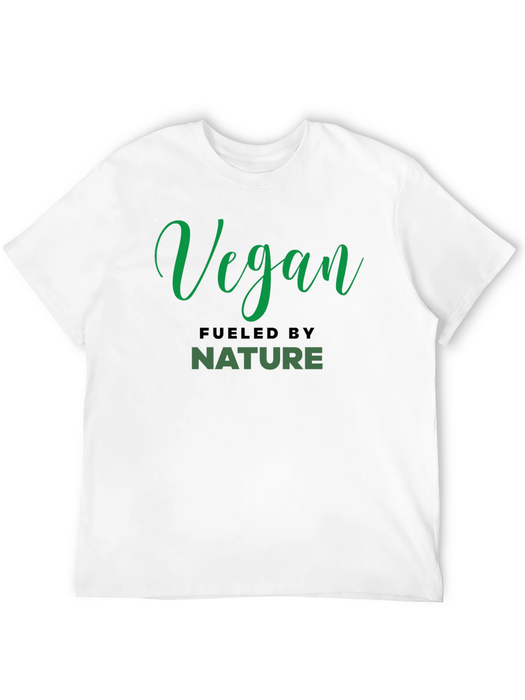 Vegan Fueled By Nature Black T-Shirt