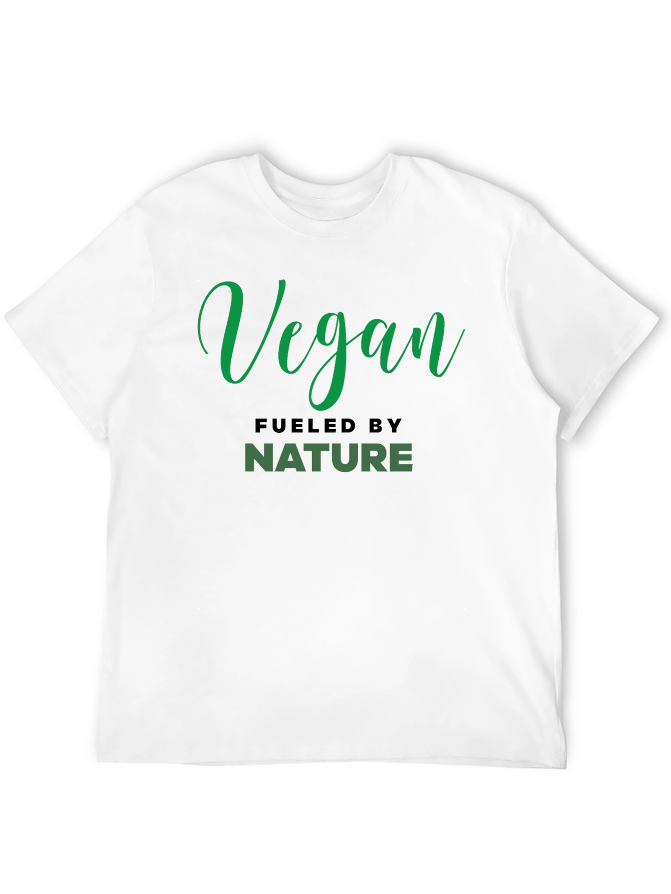 Vegan Fueled By Nature Black T-Shirt