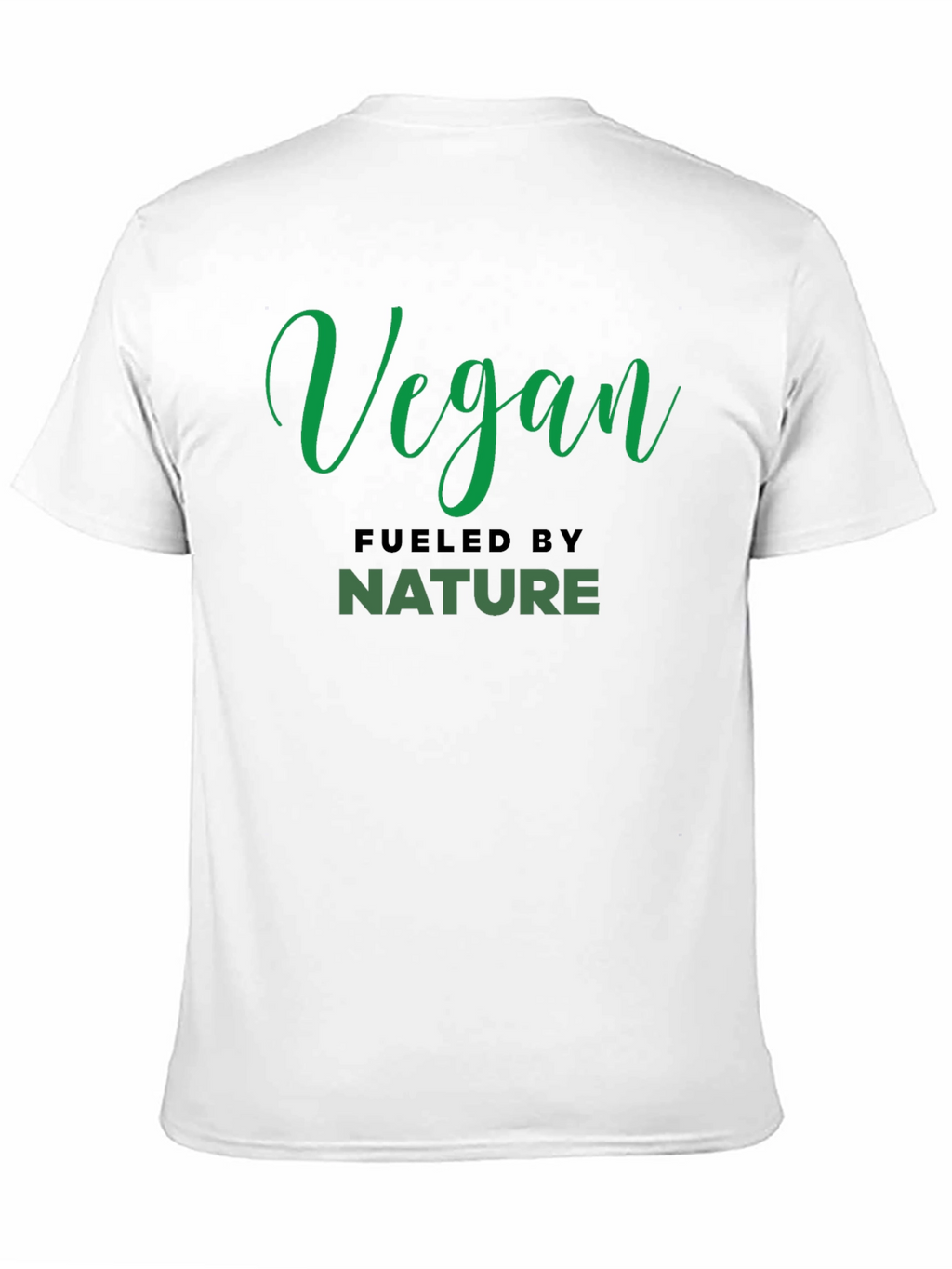 Vegan Fueled By Nature Black T-Shirt