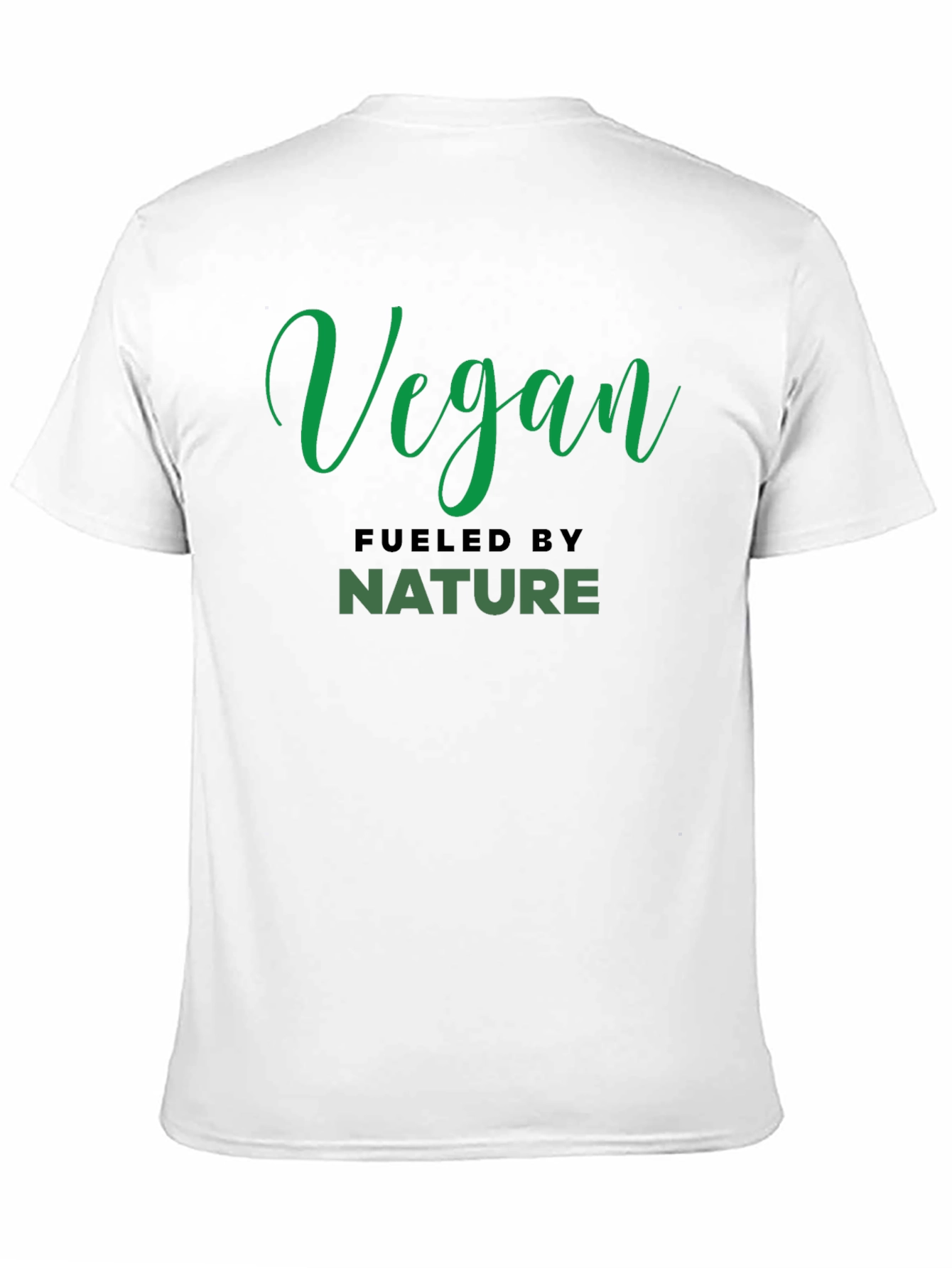 Vegan Fueled By Nature Black T-Shirt