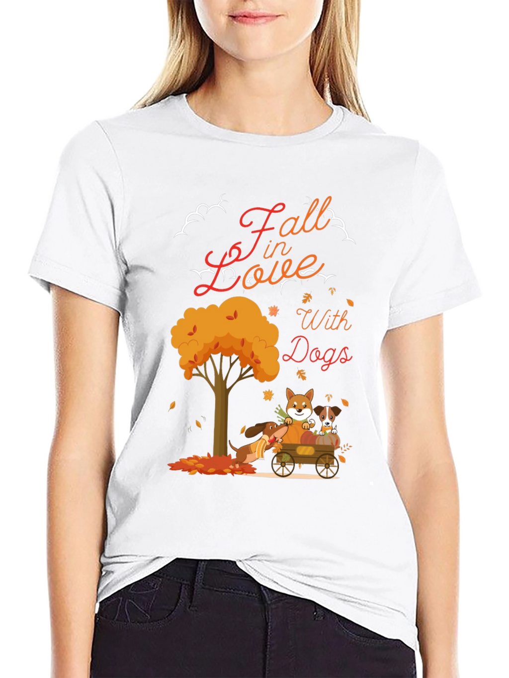 Fall In Love With Dogs T-Shirt