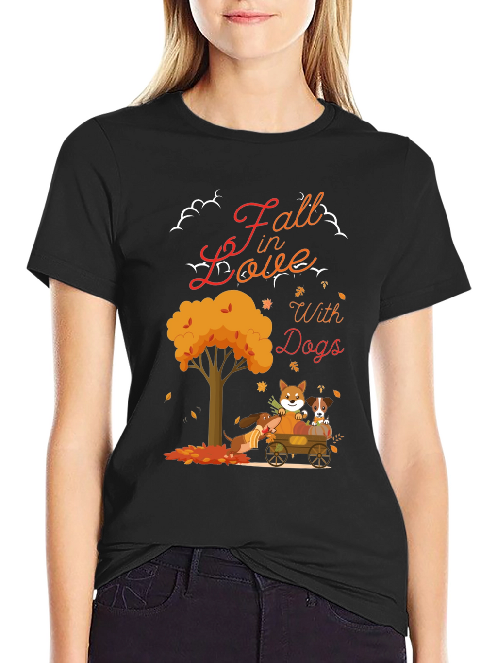 Fall In Love With Dogs T-Shirt