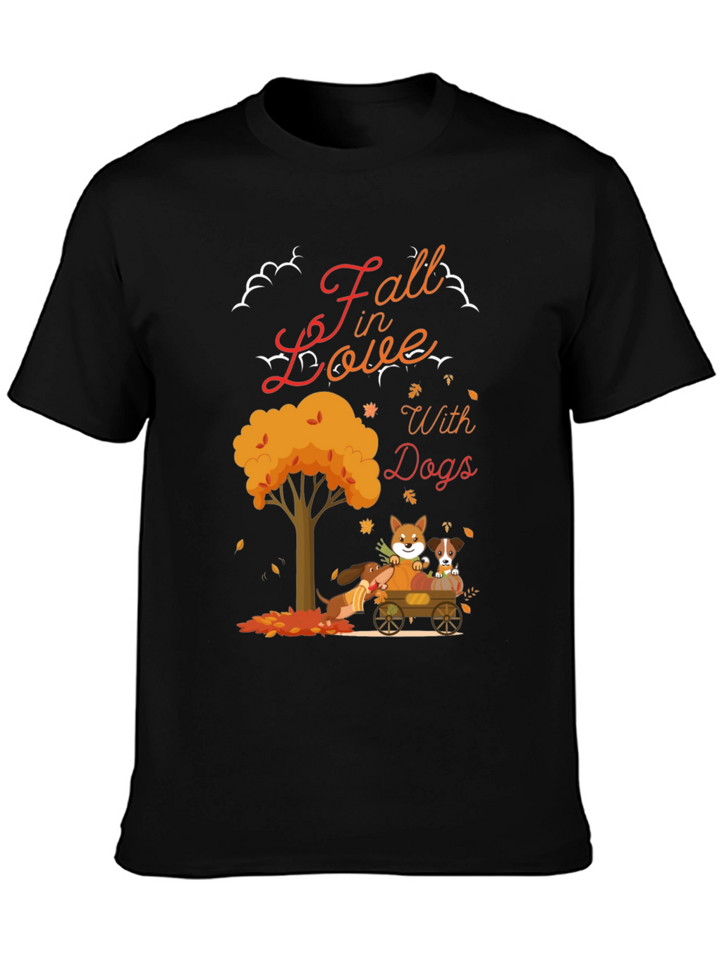 Fall In Love With Dogs T-Shirt