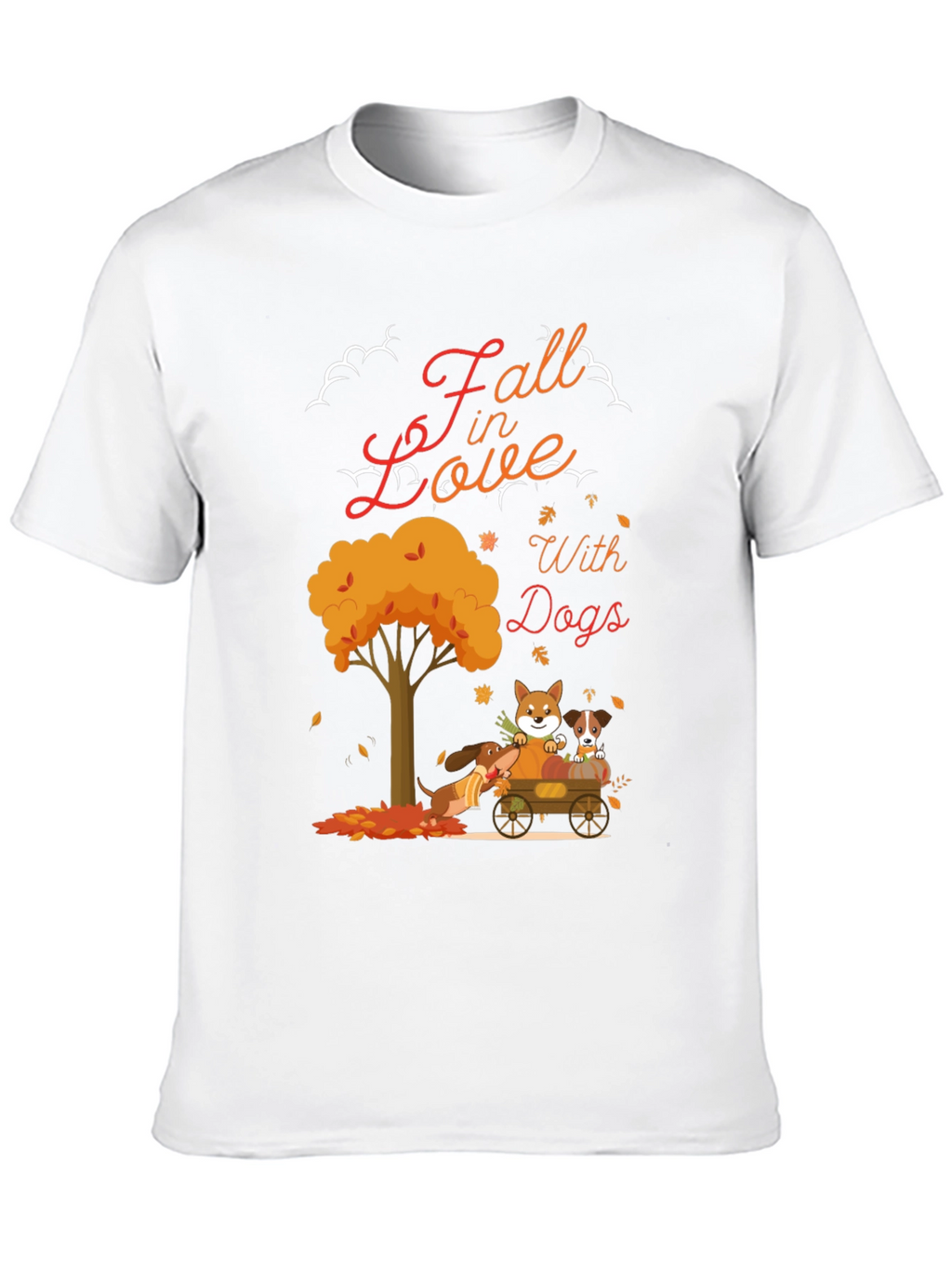 Fall In Love With Dogs T-Shirt
