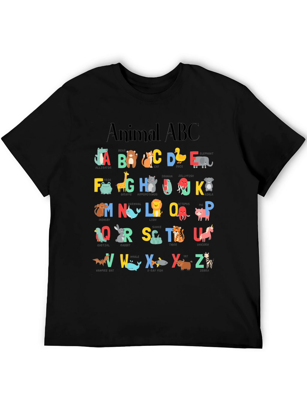Animal ABC T-Shirt - Educational & Fun!