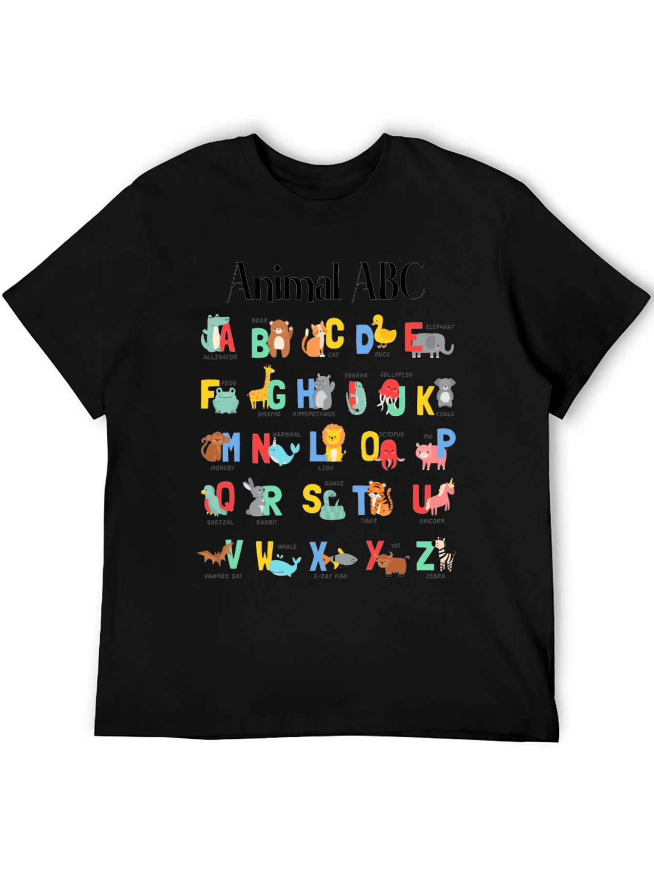 Animal ABC T-Shirt - Educational & Fun!