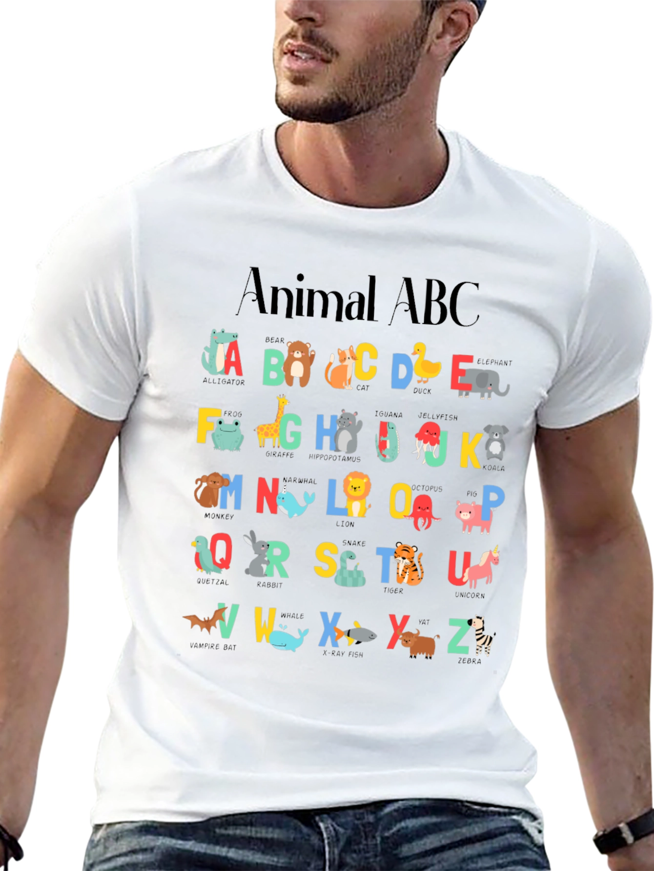 Animal ABC T-Shirt - Educational & Fun!
