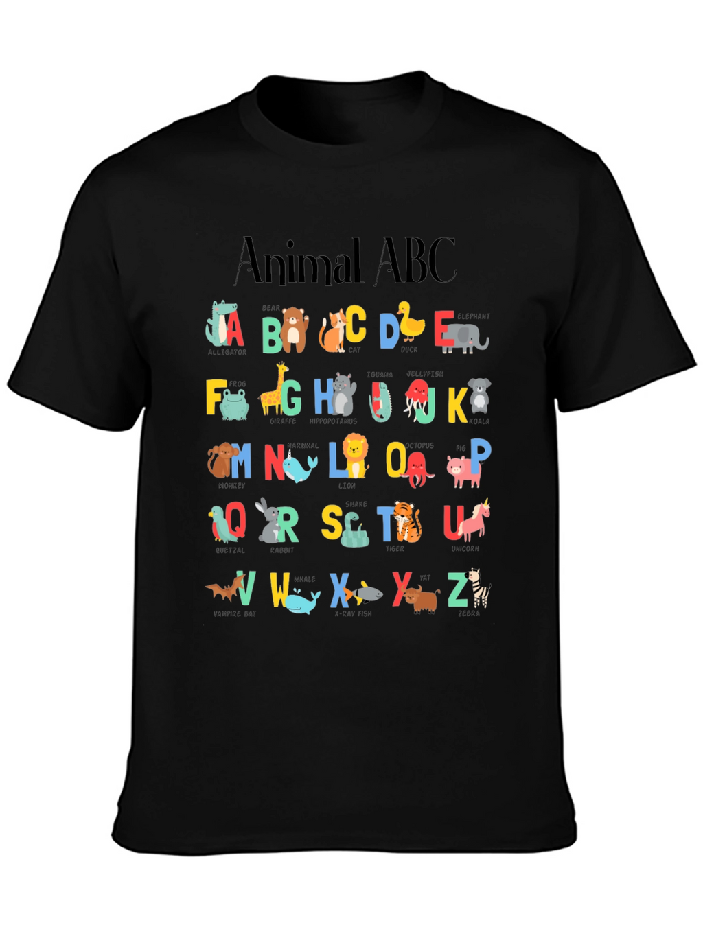 Animal ABC T-Shirt - Educational & Fun!