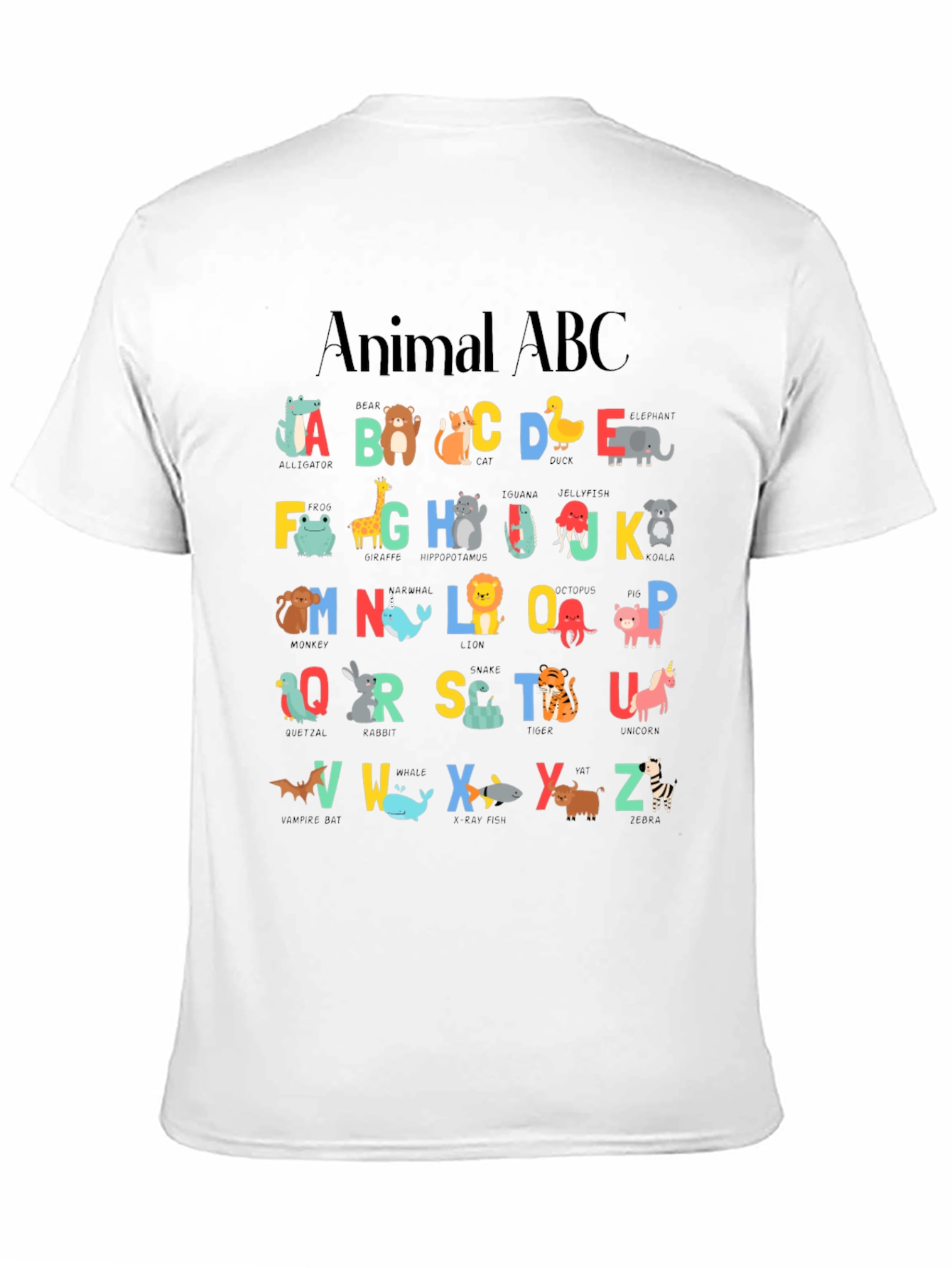 Animal ABC T-Shirt - Educational & Fun!