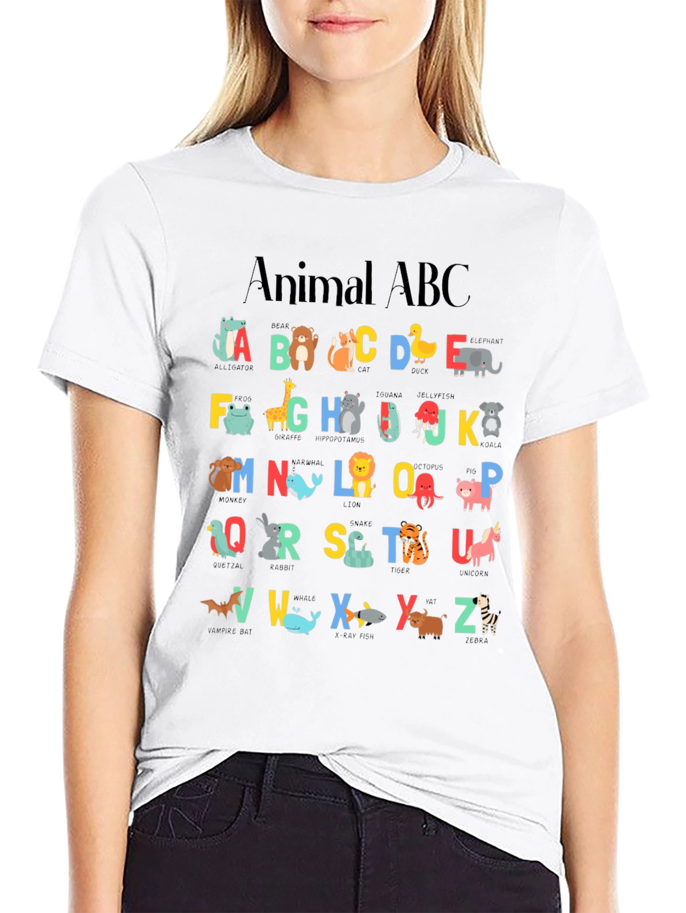 Animal ABC T-Shirt - Educational & Fun!