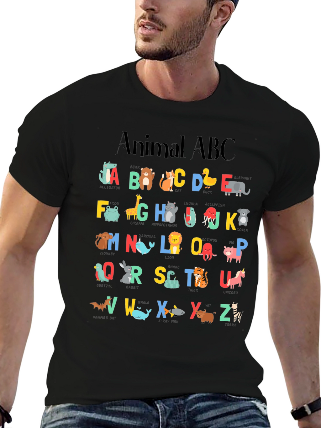 Animal ABC T-Shirt - Educational & Fun!