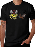 Damn Stalker Cartoon Graphic T-Shirt
