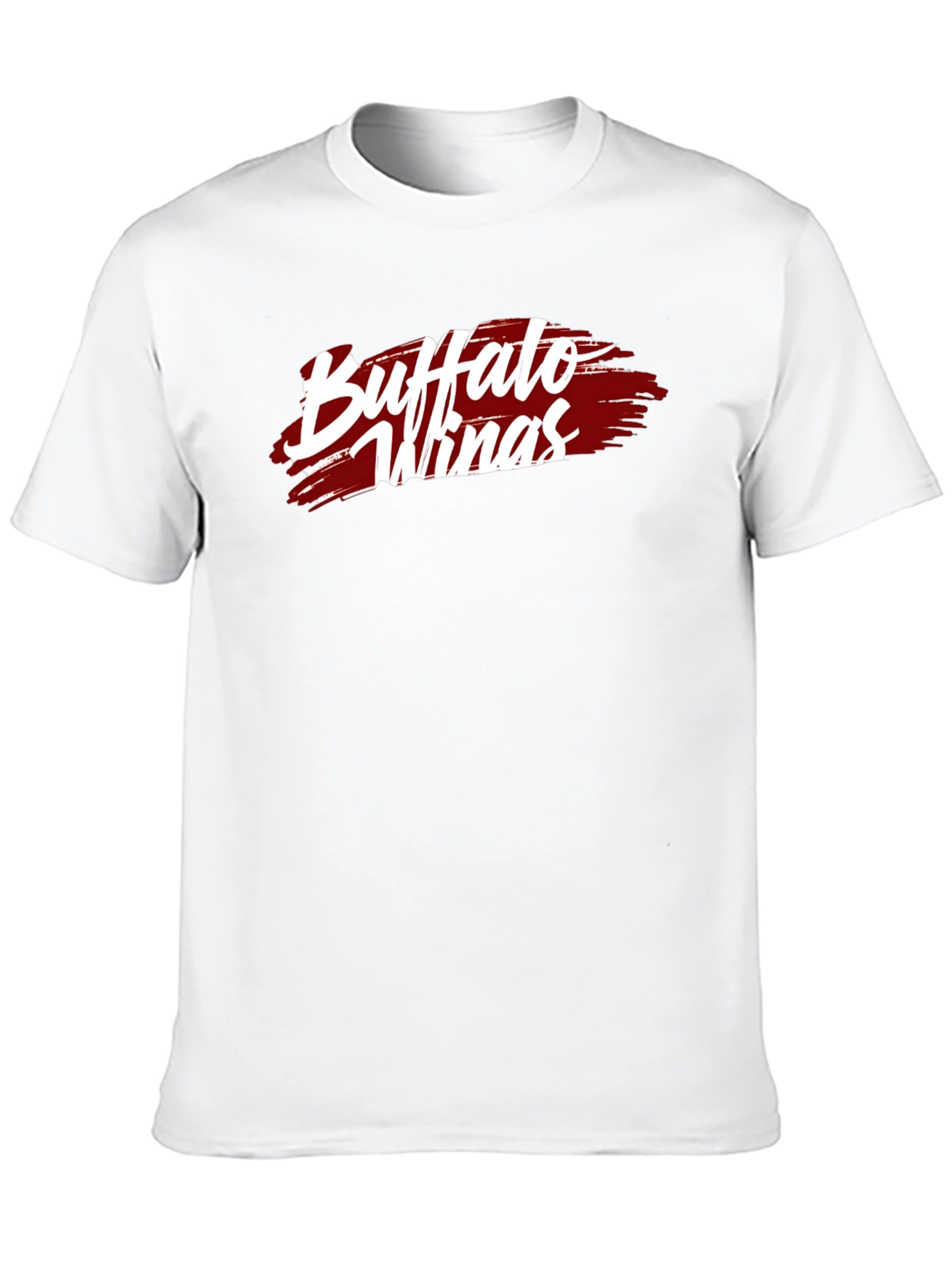 Buffalo Wings T-Shirt - Black Cotton Graphic Tee