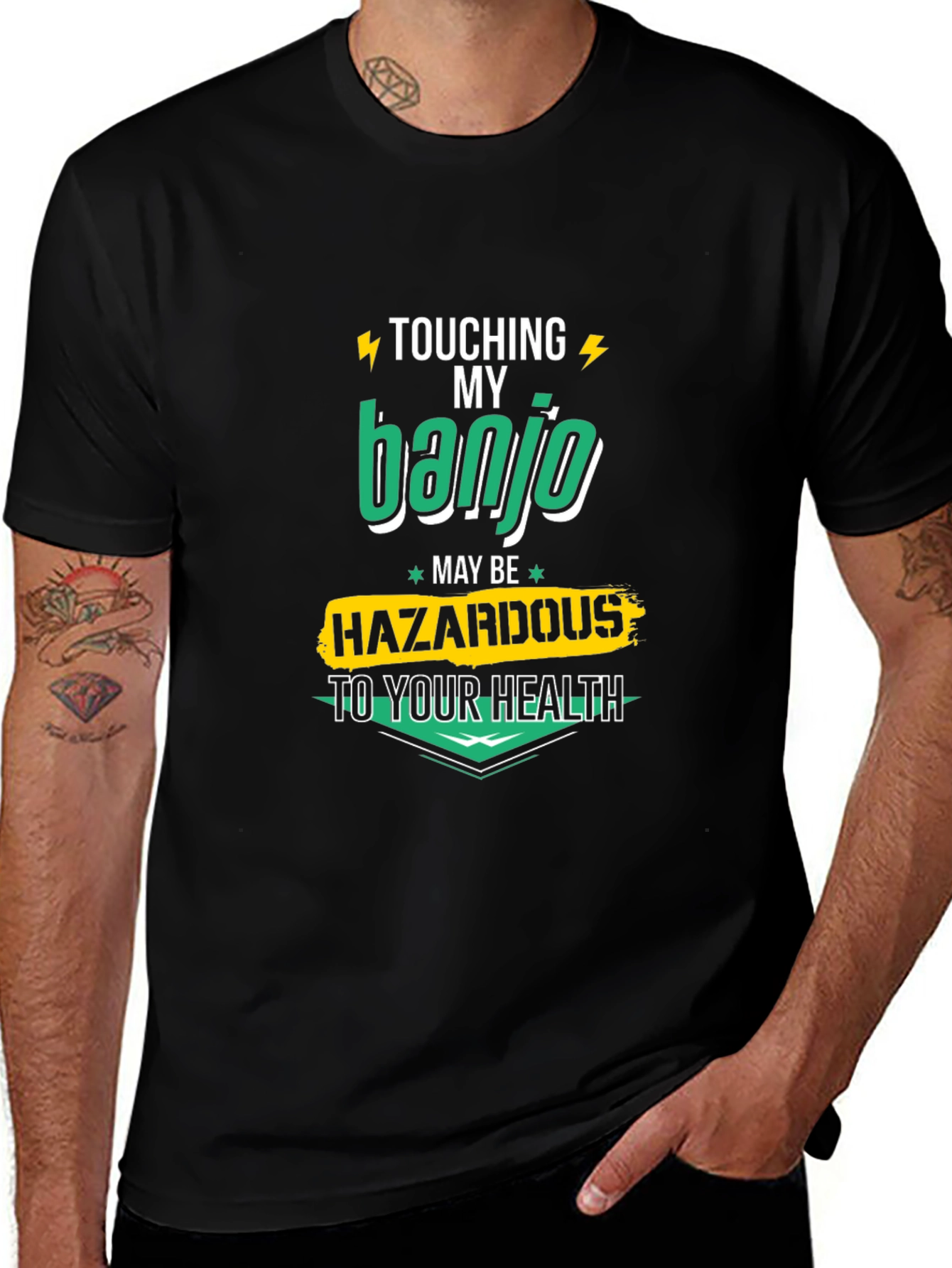 Banjo Hazardous T-Shirt - Funny Graphic Tee