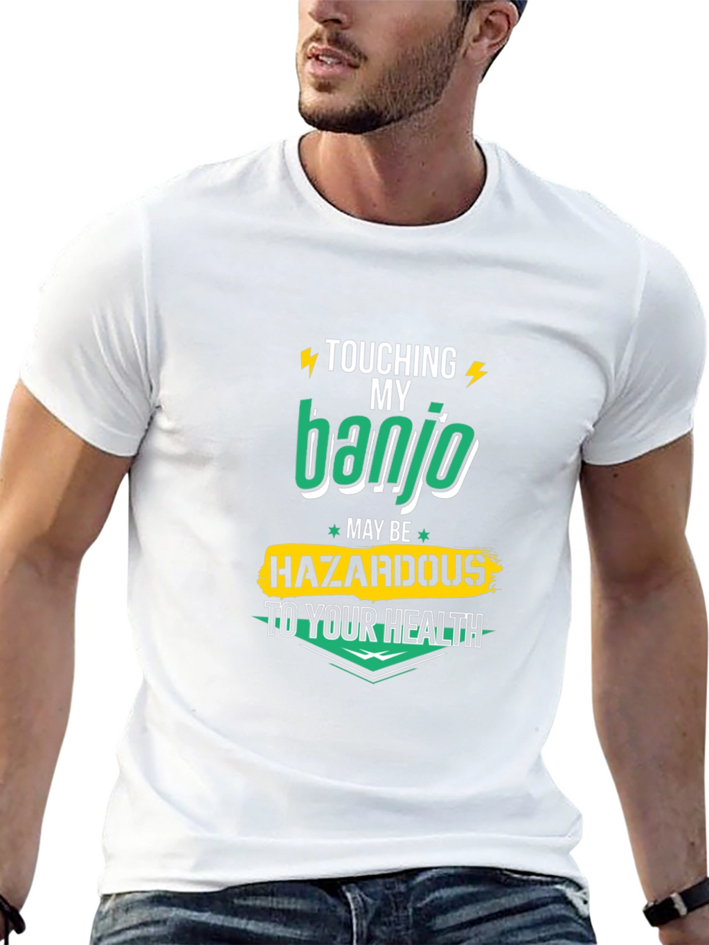 Banjo Hazardous T-Shirt - Funny Graphic Tee
