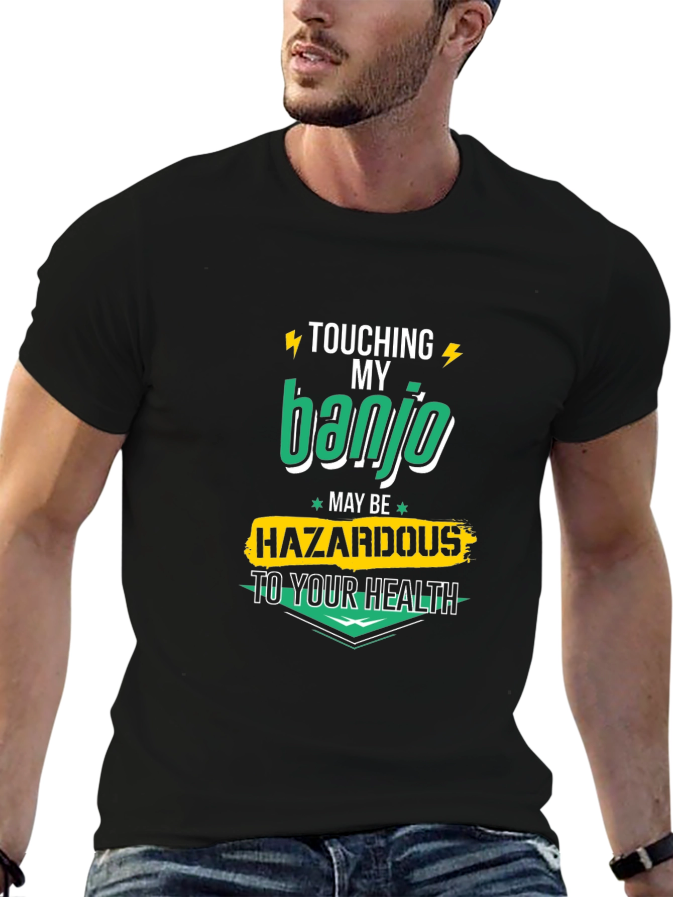 Banjo Hazardous T-Shirt - Funny Graphic Tee