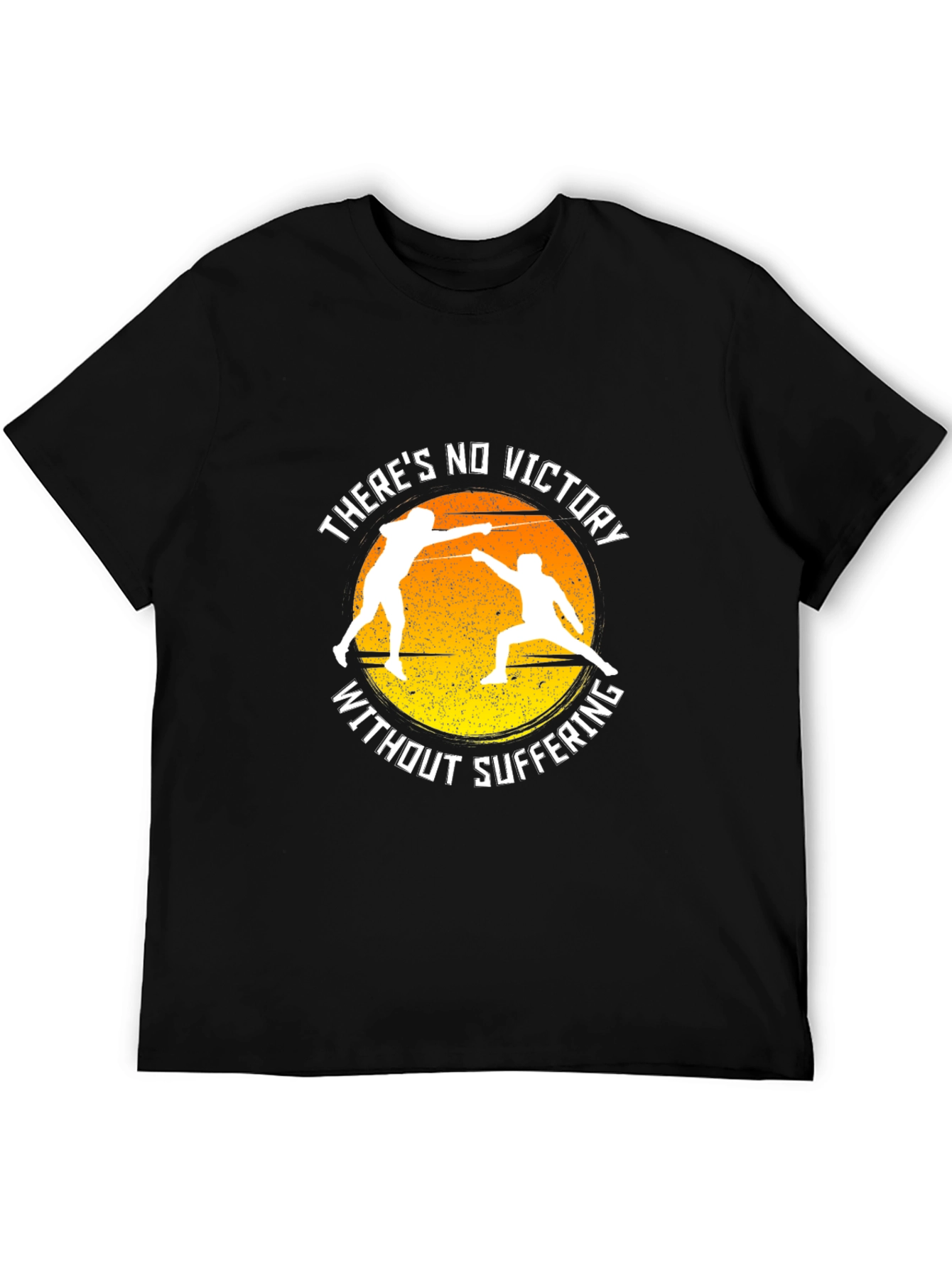 Fencing Victory T-Shirt - No Victory Without Suffering