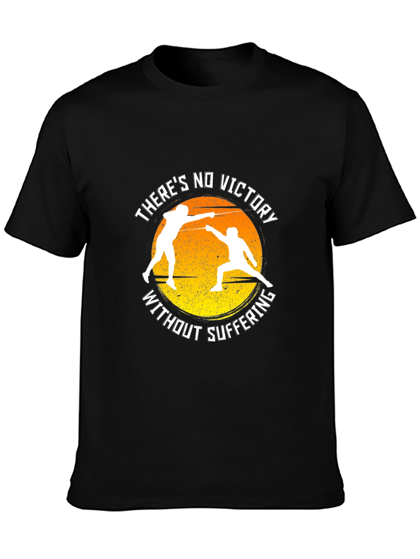 Fencing Victory T-Shirt - No Victory Without Suffering