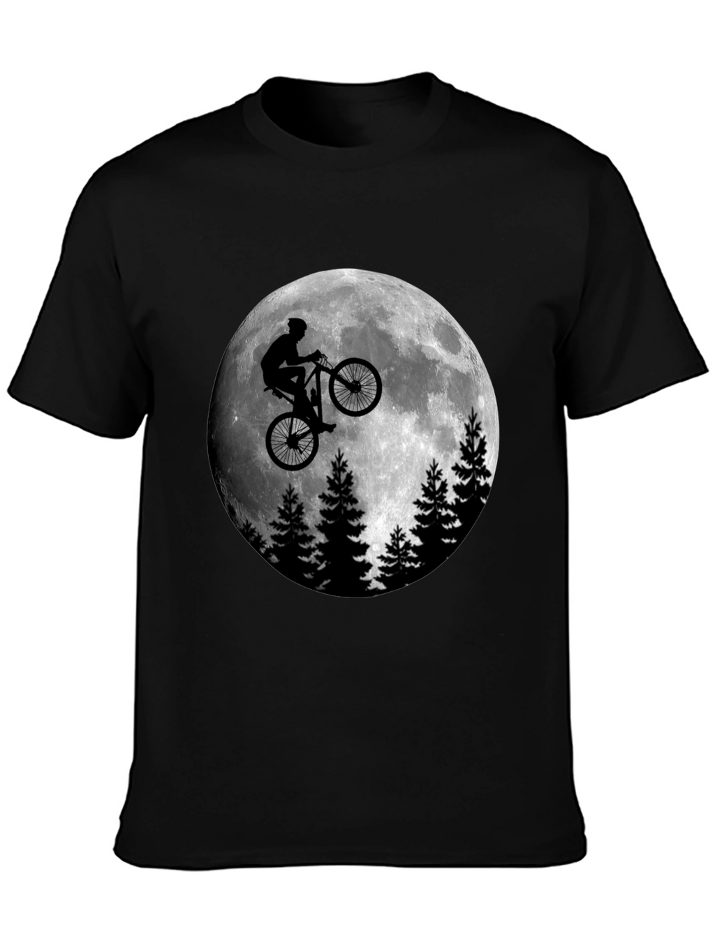 Moon Rider Graphic T-Shirt - Mens Black Tee