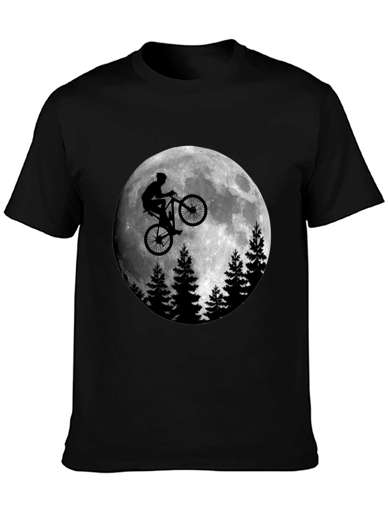 Moon Rider Graphic T-Shirt - Mens Black Tee