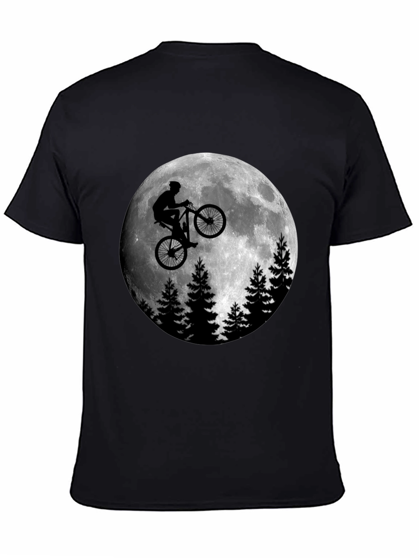 Moon Rider Graphic T-Shirt - Mens Black Tee
