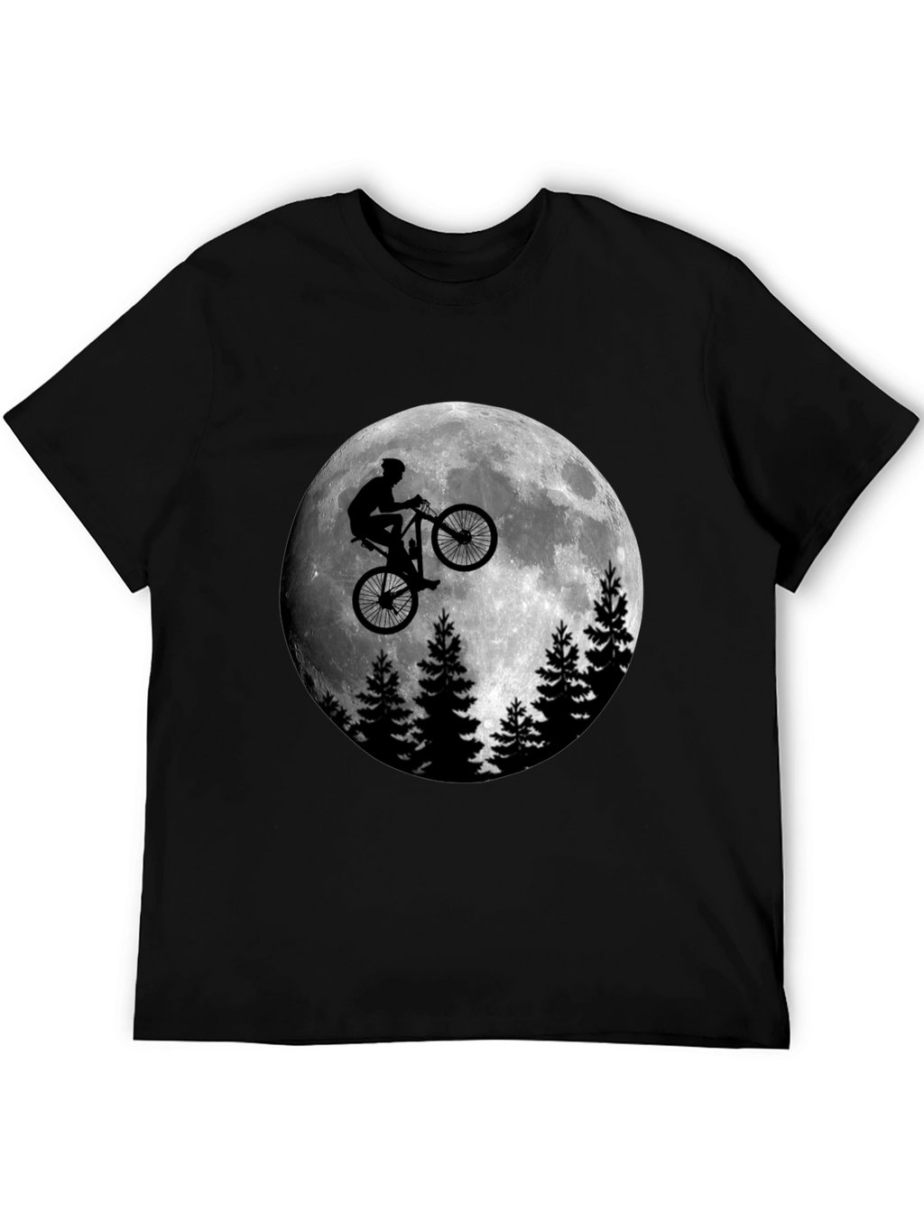 Moon Rider Graphic T-Shirt - Mens Black Tee