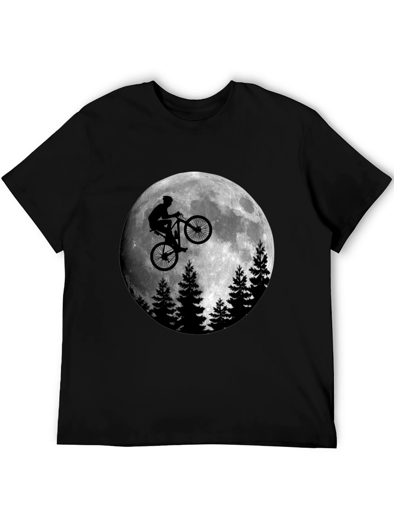 Moon Rider Graphic T-Shirt - Mens Black Tee