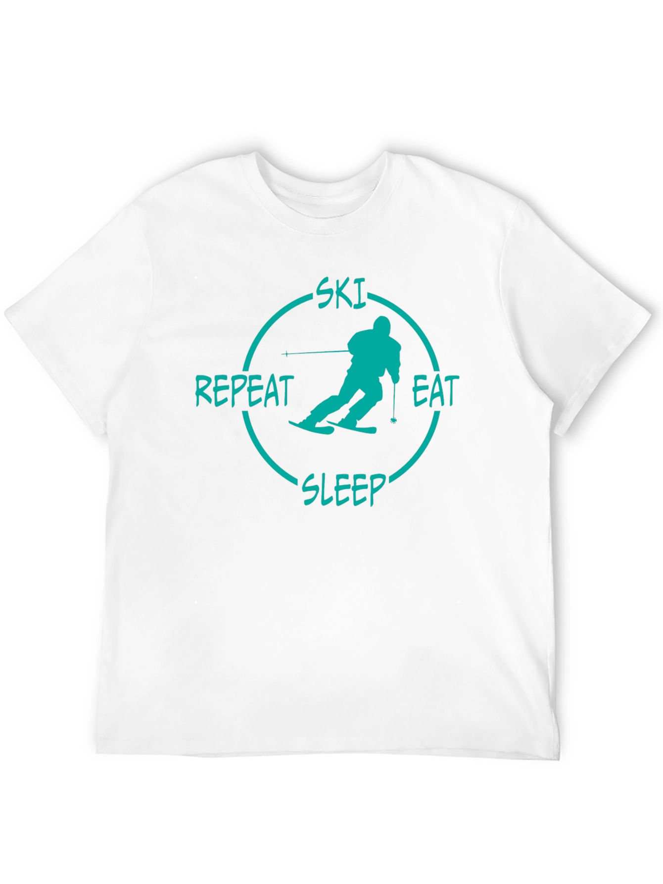 Ski Eat Sleep Repeat Graphic Tee