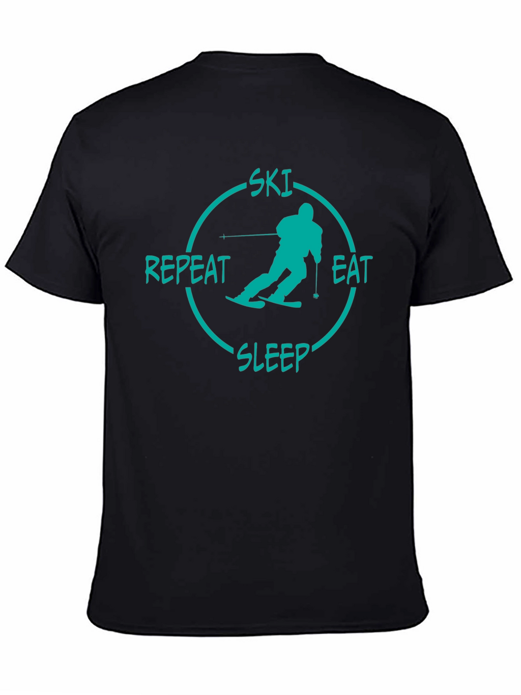 Ski Eat Sleep Repeat Graphic Tee