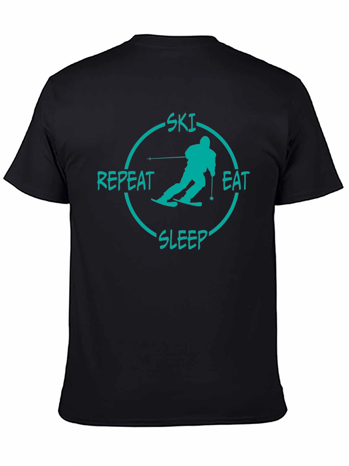 Ski Eat Sleep Repeat Graphic Tee