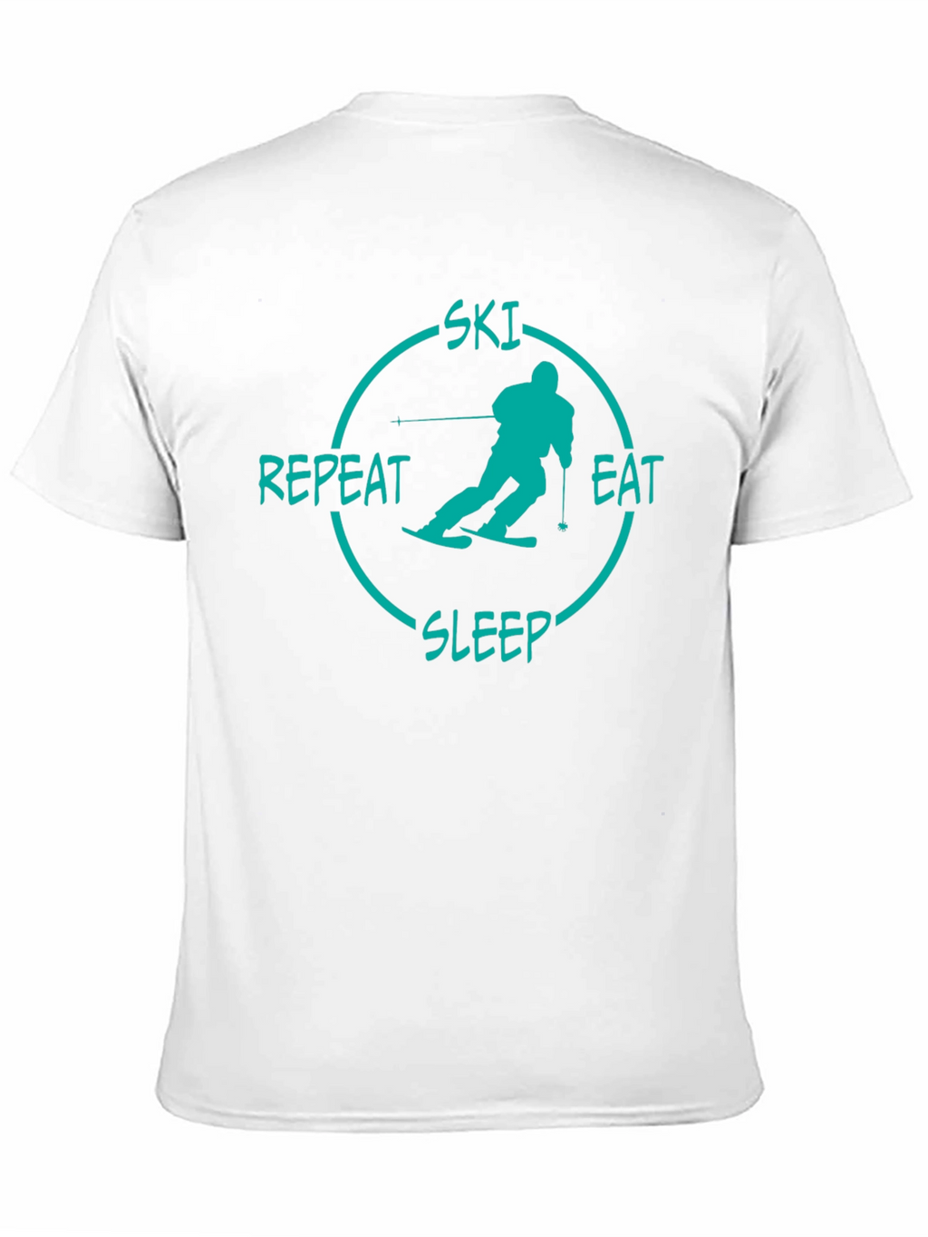 Ski Eat Sleep Repeat Graphic Tee
