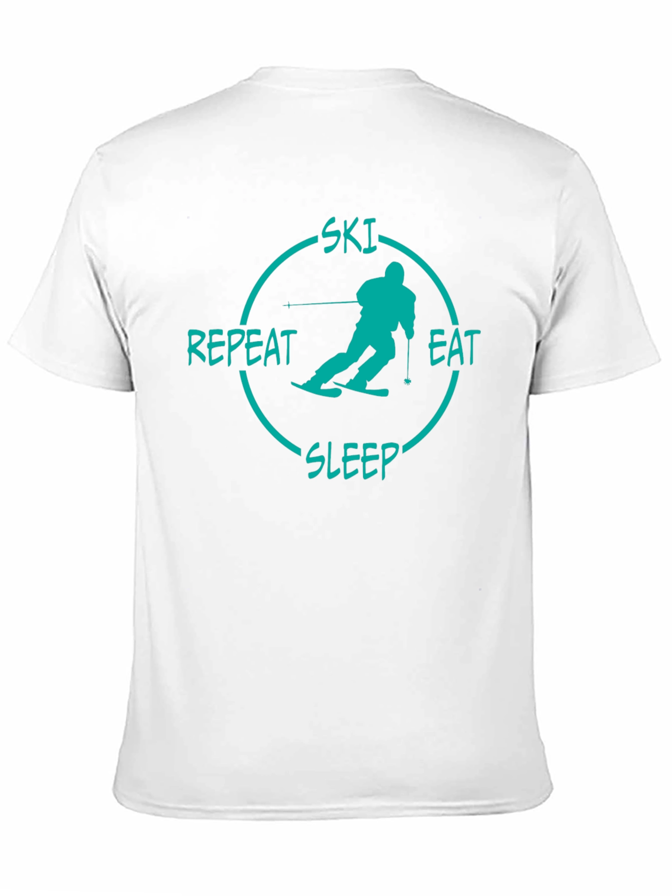 Ski Eat Sleep Repeat Graphic Tee