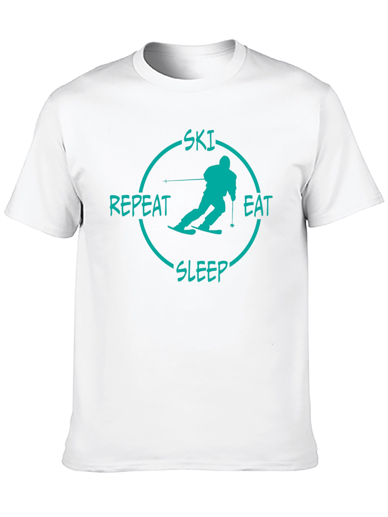 Ski Eat Sleep Repeat Graphic Tee