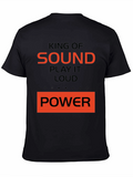 King of Sound Graphic Tee - Black