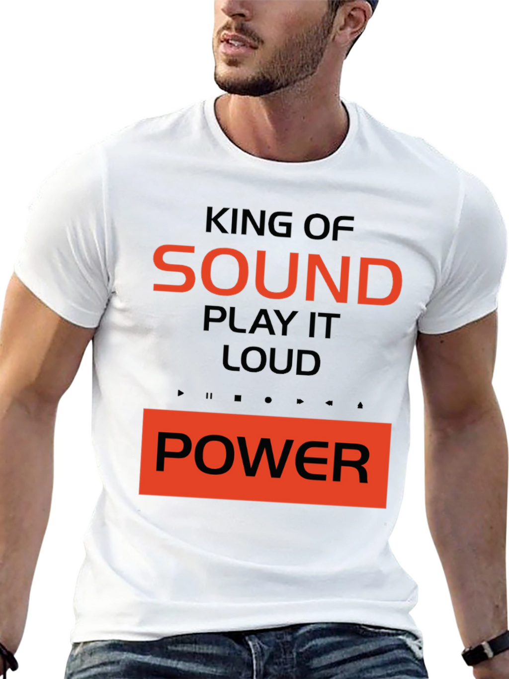 King of Sound Graphic Tee - Black