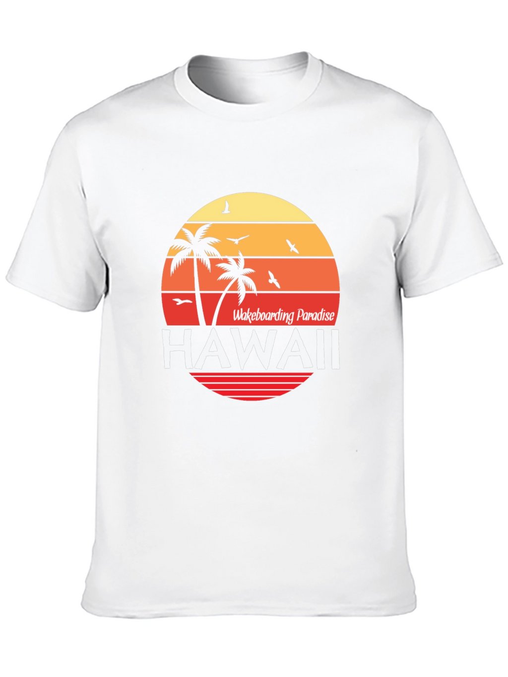 Hawaii Wakeboarding Paradise T-Shirt
