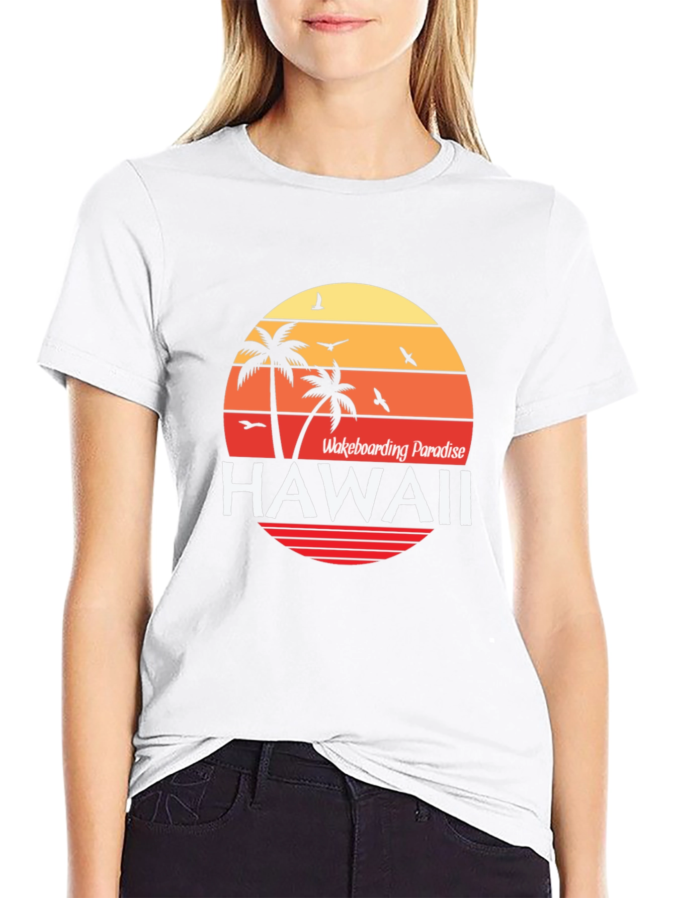 Hawaii Wakeboarding Paradise T-Shirt