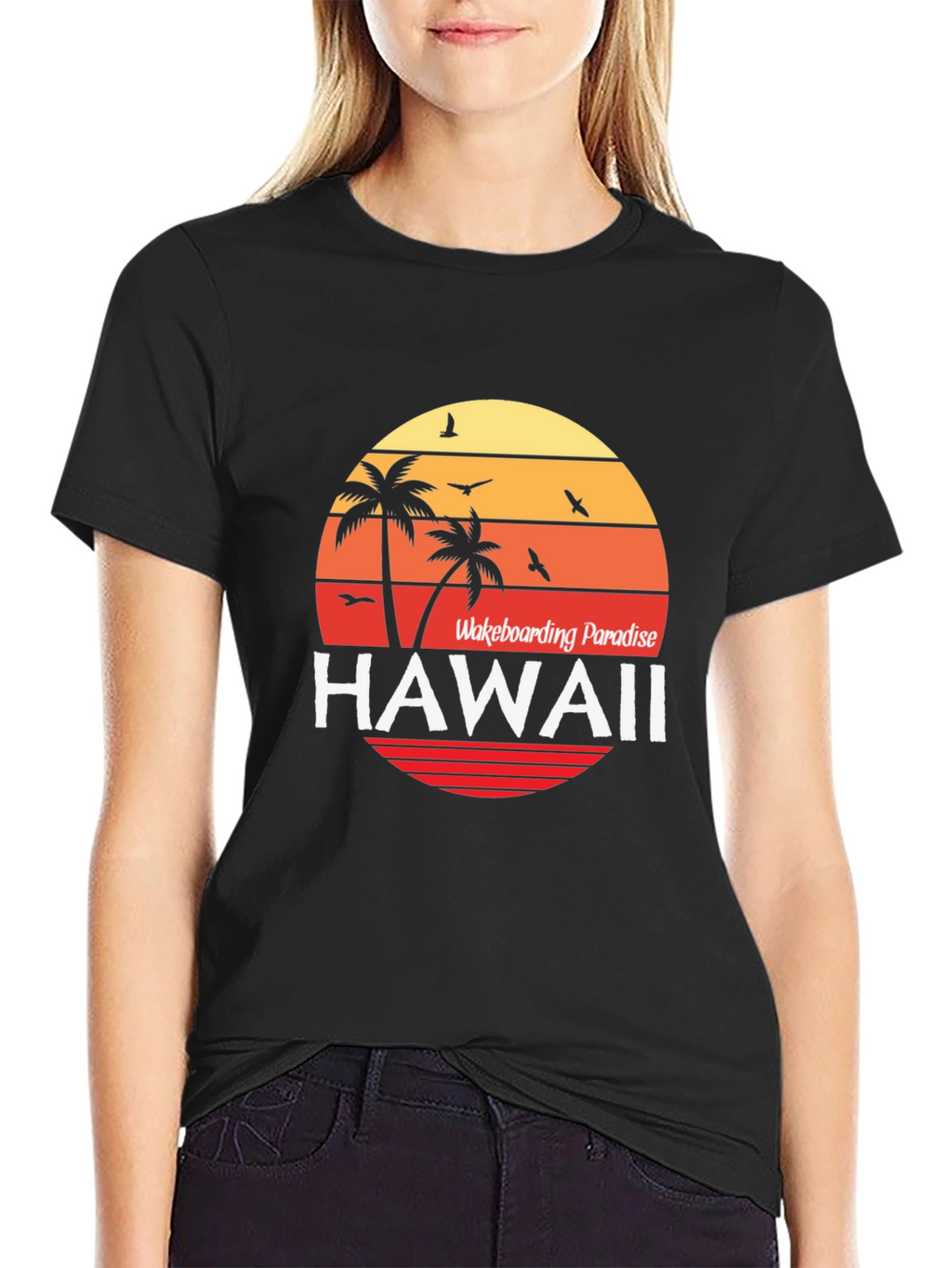 Hawaii Wakeboarding Paradise T-Shirt