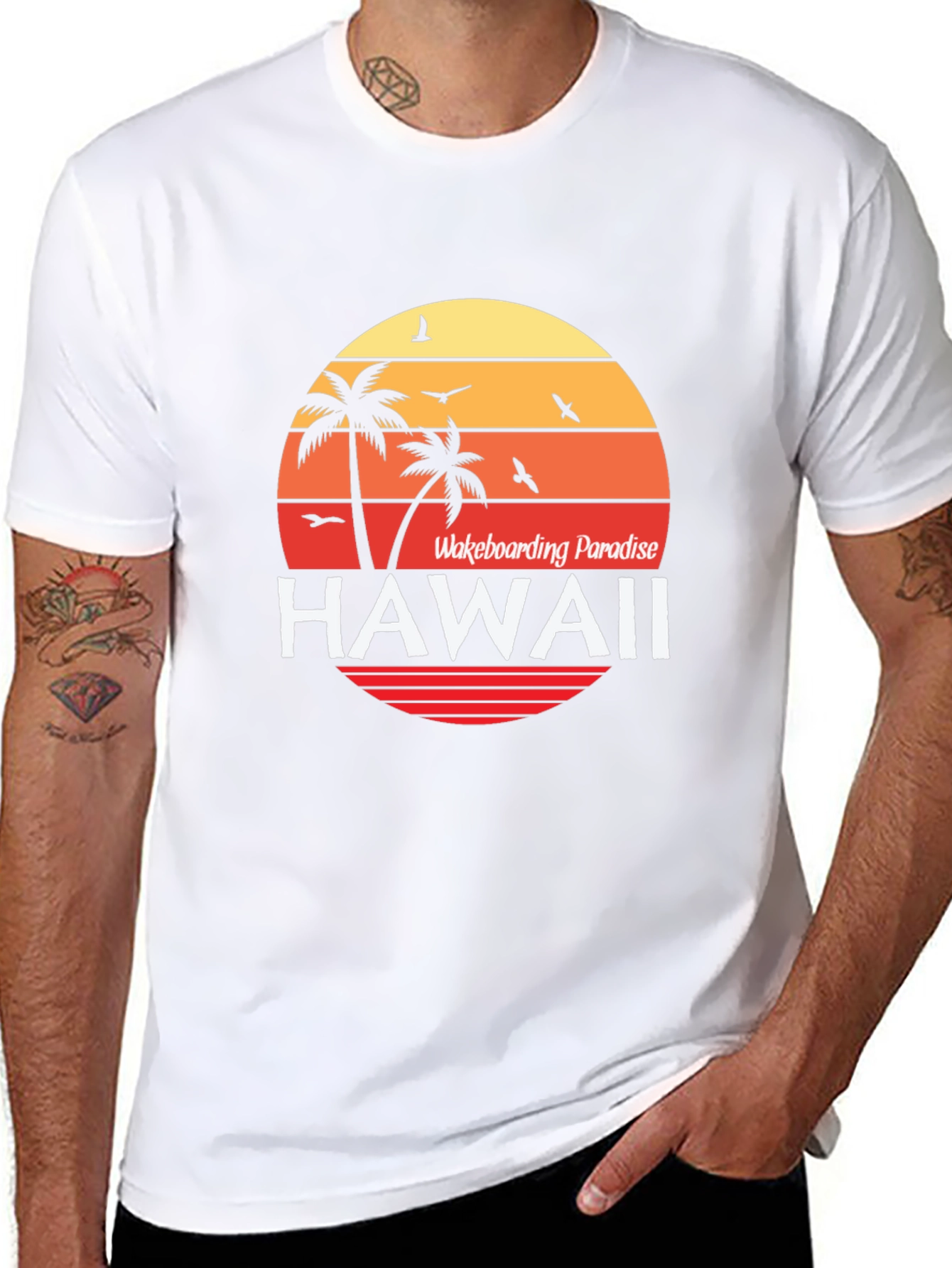 Hawaii Wakeboarding Paradise T-Shirt