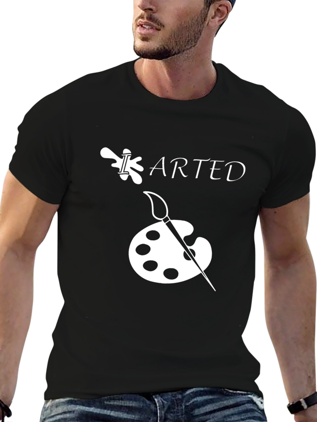 Arted T-Shirt - Artist Palette Design
