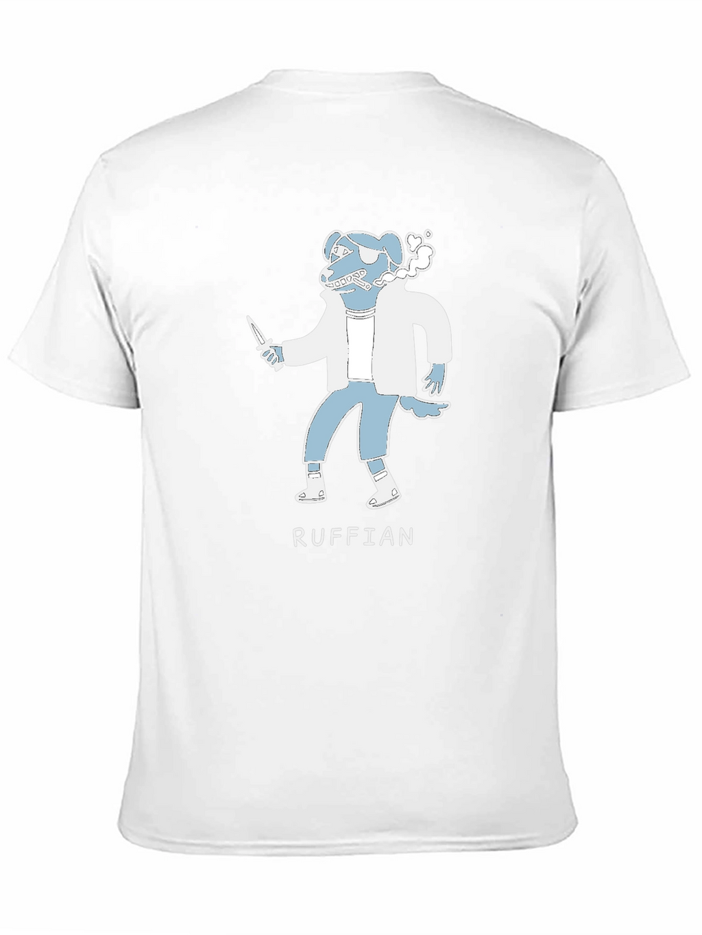 Ruffian Dog Cartoon T-Shirt