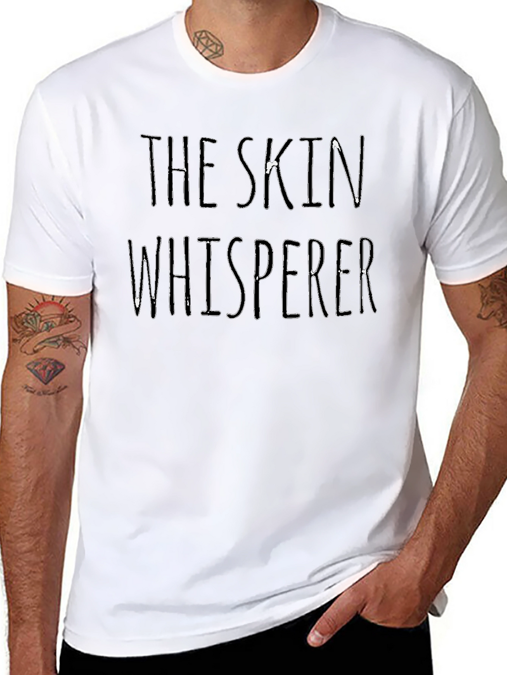 The Skin Whisperer Black Graphic Tee