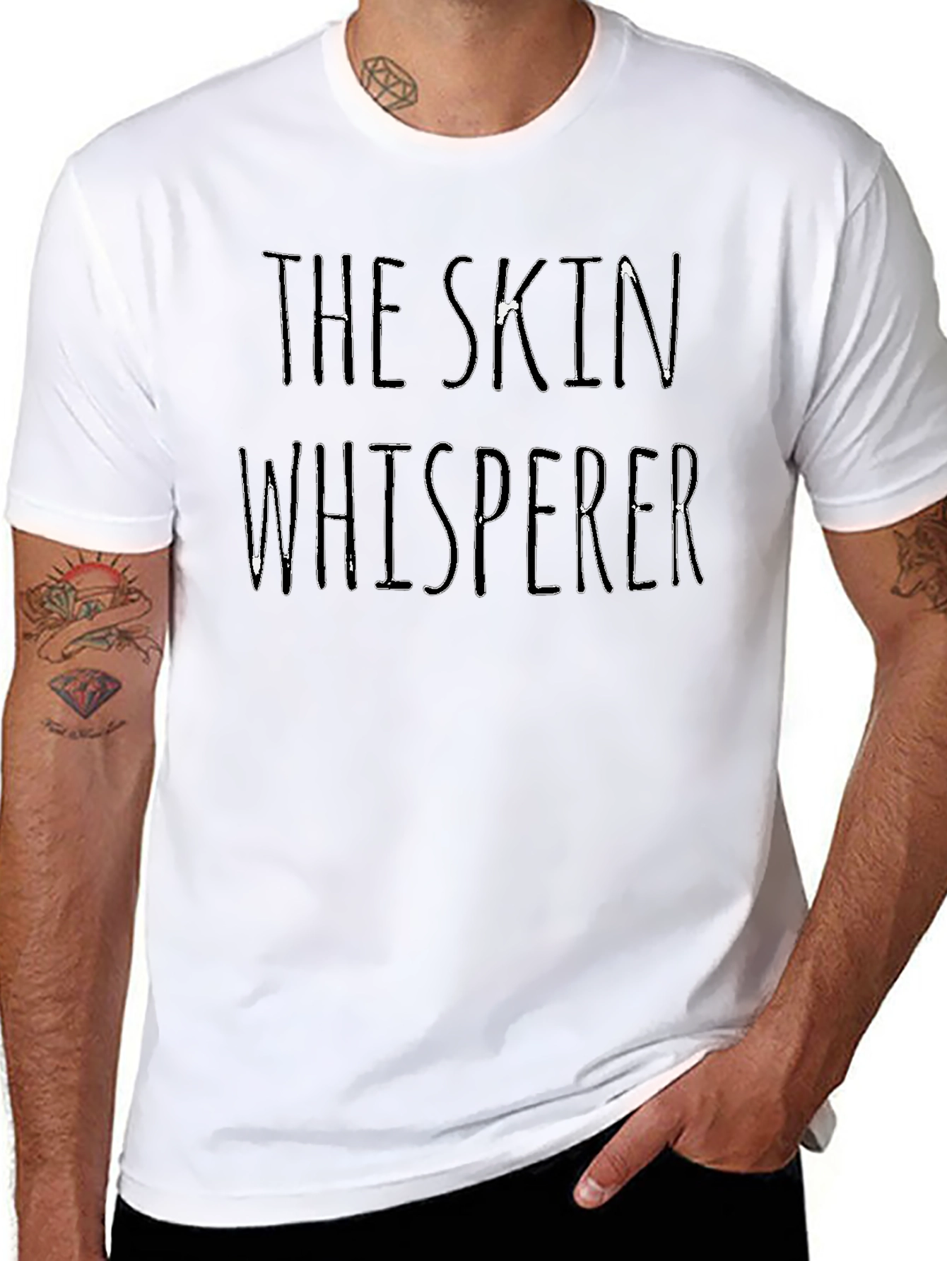 The Skin Whisperer Black Graphic Tee