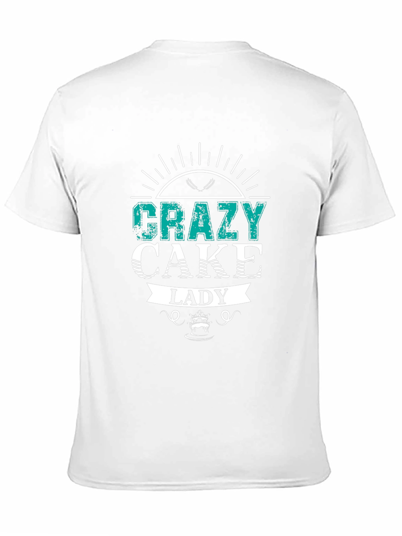Crazy Cake Lady T-Shirt - Baker Womens Tee