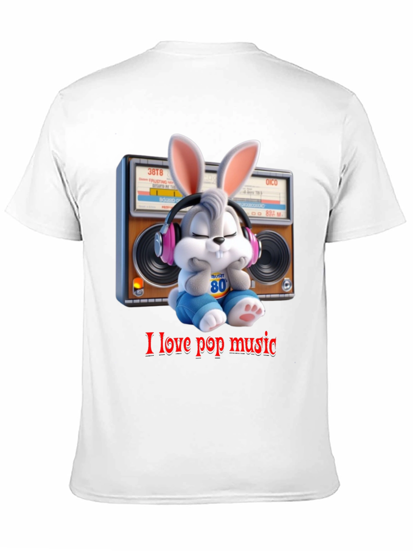 Bugs Bunny I Love Pop Music T-Shirt