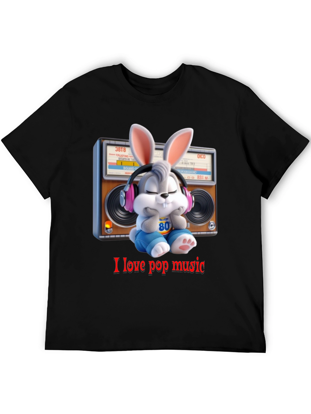 Bugs Bunny I Love Pop Music T-Shirt