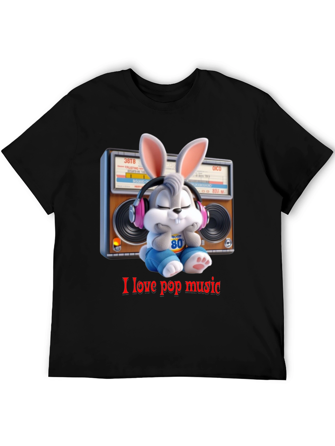 Bugs Bunny I Love Pop Music T-Shirt